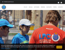 Tablet Screenshot of leonpadelclub.es